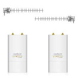 UBIQUITI Rocket M900 Pair + Pol 2 Pack Yagi Antenna COLUMBIA SHI